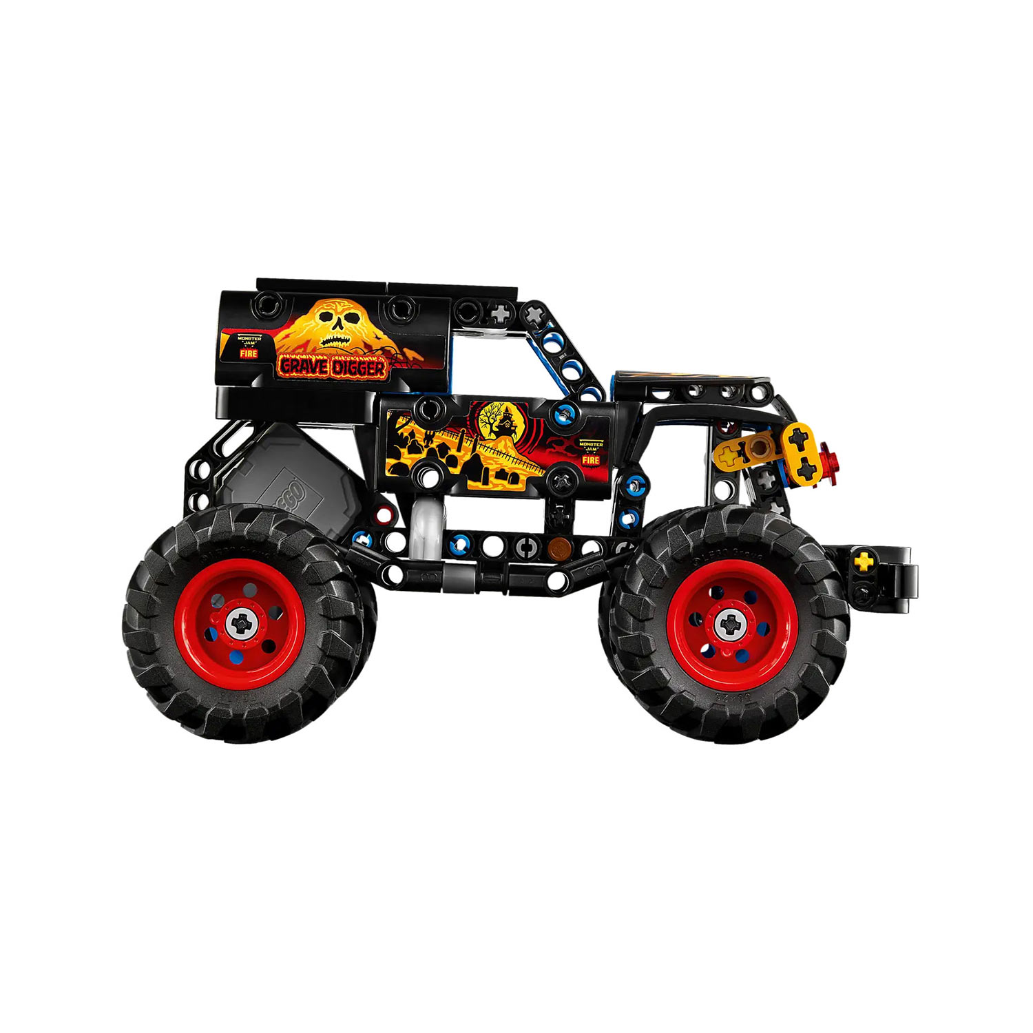 Lego Technic Monster Jam Grave Digger Fogo E Gelo 42219 ( Imagem 3 de 4 ) - Preview