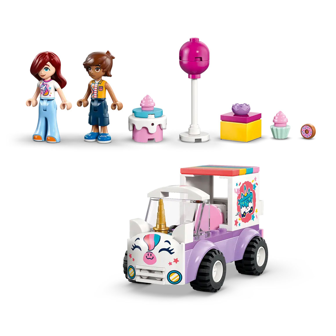 Lego Friends Carro De Entrega De Bolos Em Forma De Unicornio 42675 ( Imagem 3 de 4 ) - Preview
