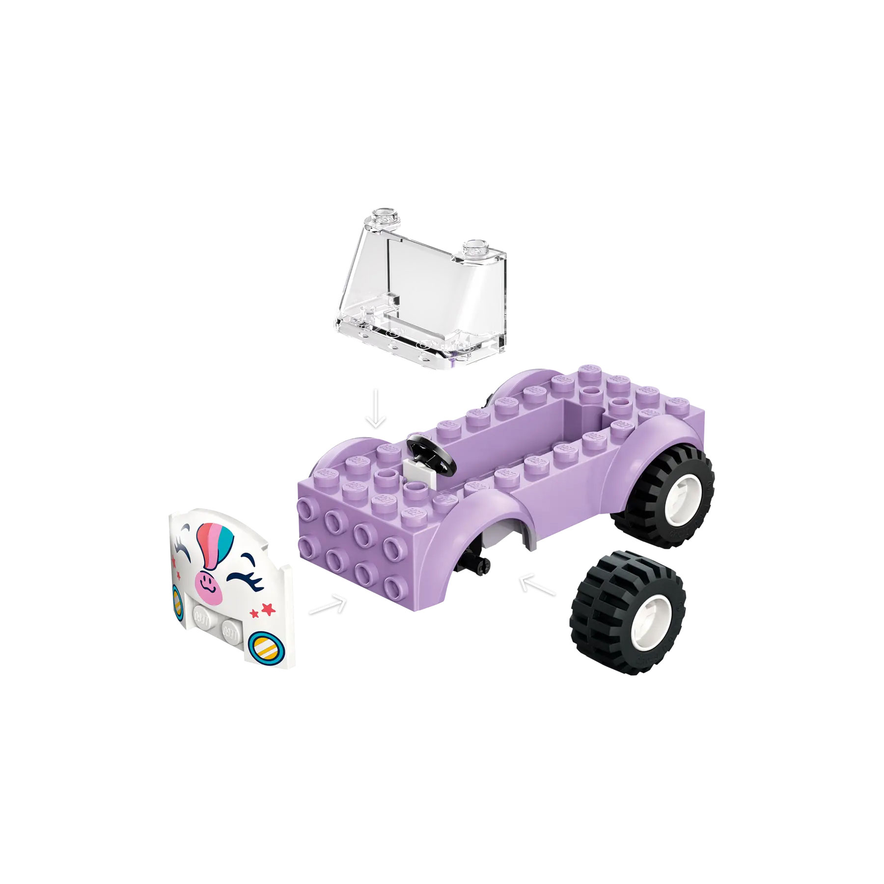 Lego Friends Carro De Entrega De Bolos Em Forma De Unicornio 42675 ( Imagem 4 de 4 ) - Preview