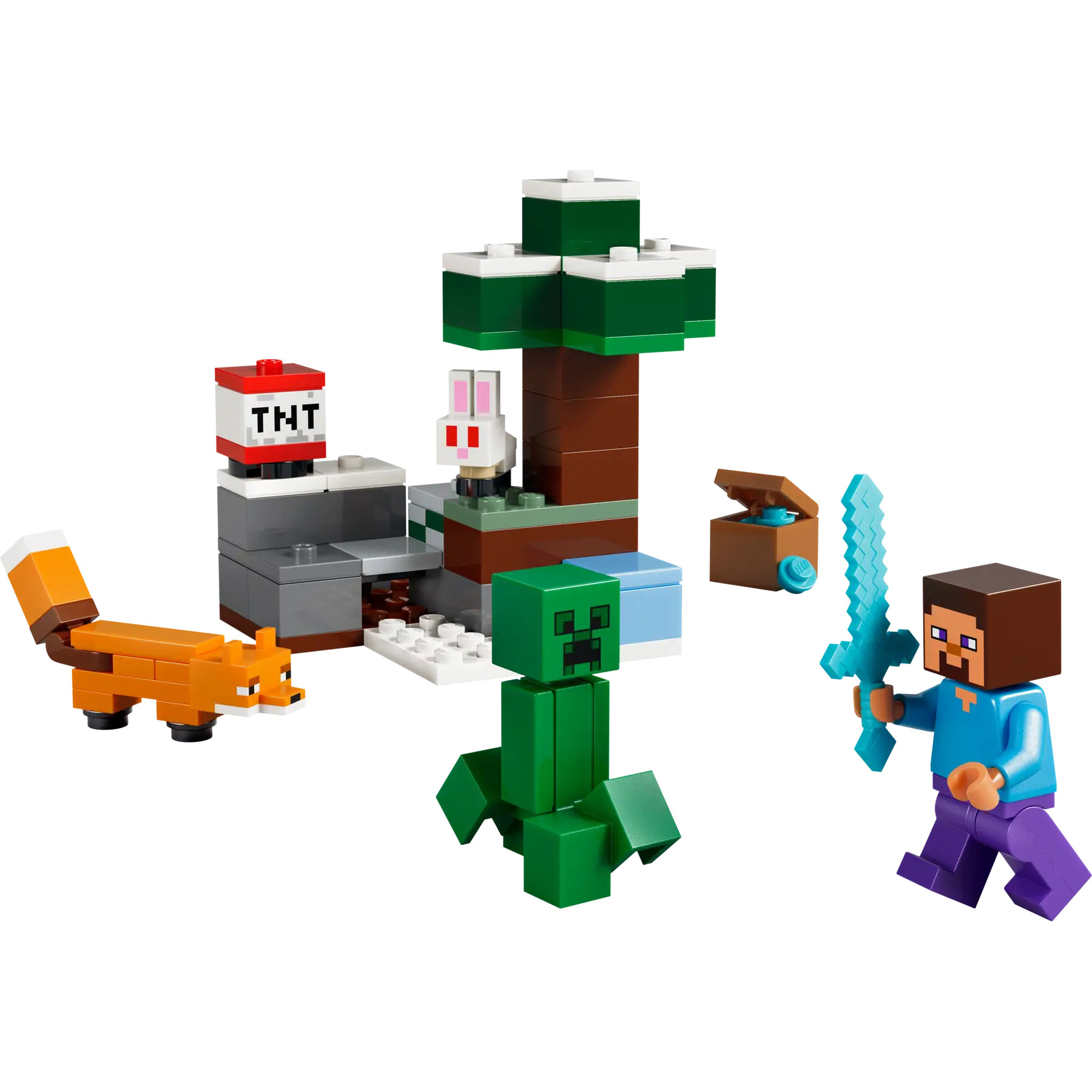 Lego Minecraft Aventura Taiga Steve 21583 ( Imagem 2 de 4 ) - Preview