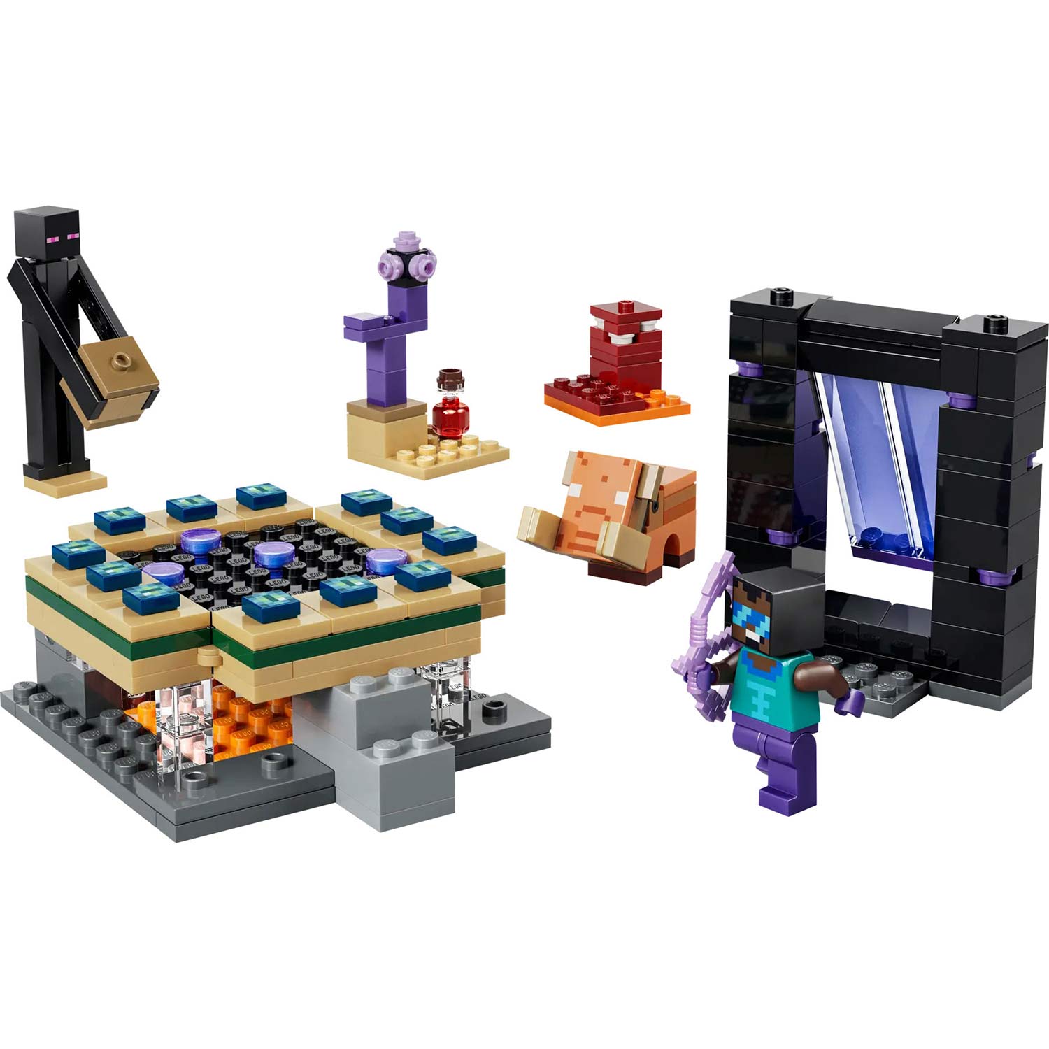 Lego Minecraft Jornada Nether Portal End 21584 ( Imagem 2 de 4 ) - Preview