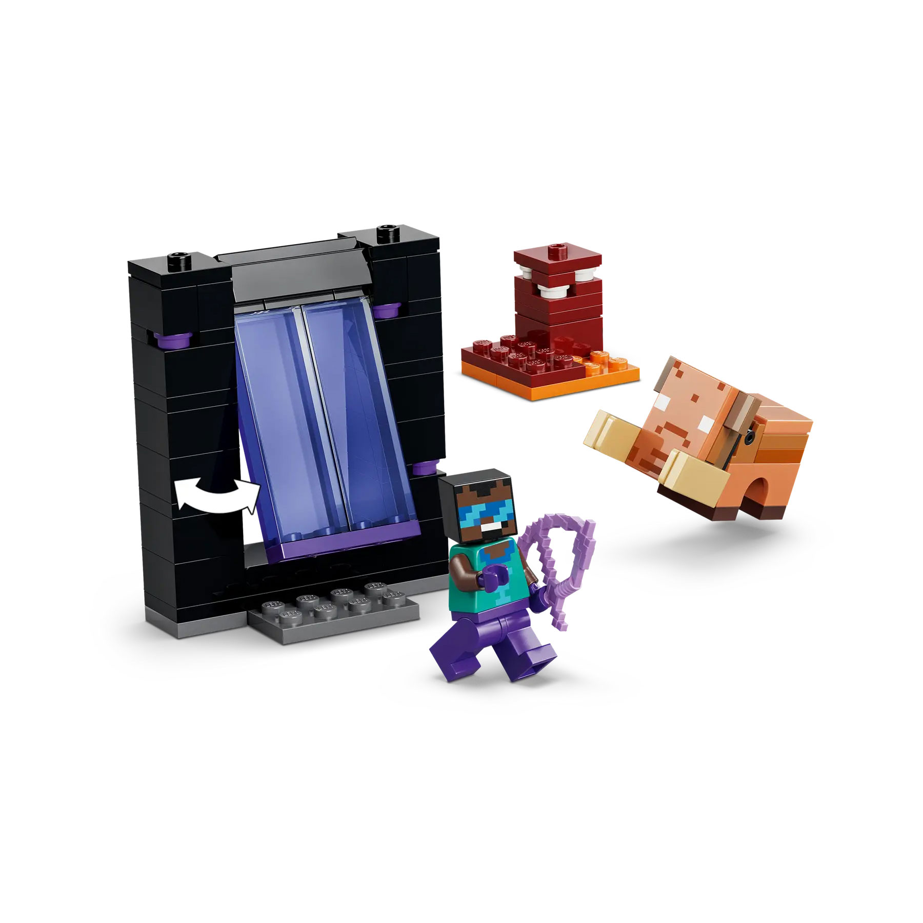 Lego Minecraft Jornada Nether Portal End 21584 ( Imagem 4 de 4 ) - Preview