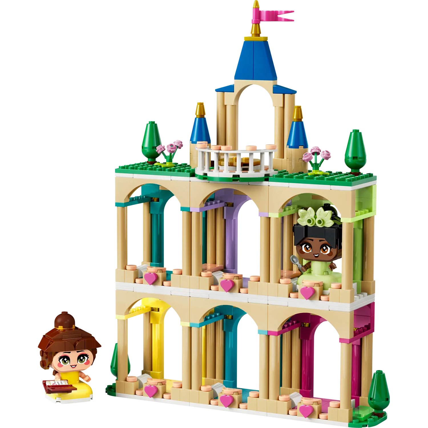 Lego Disney Mini Bela E Tiana Com Castelo 43291 ( Imagem 2 de 4 ) - Preview