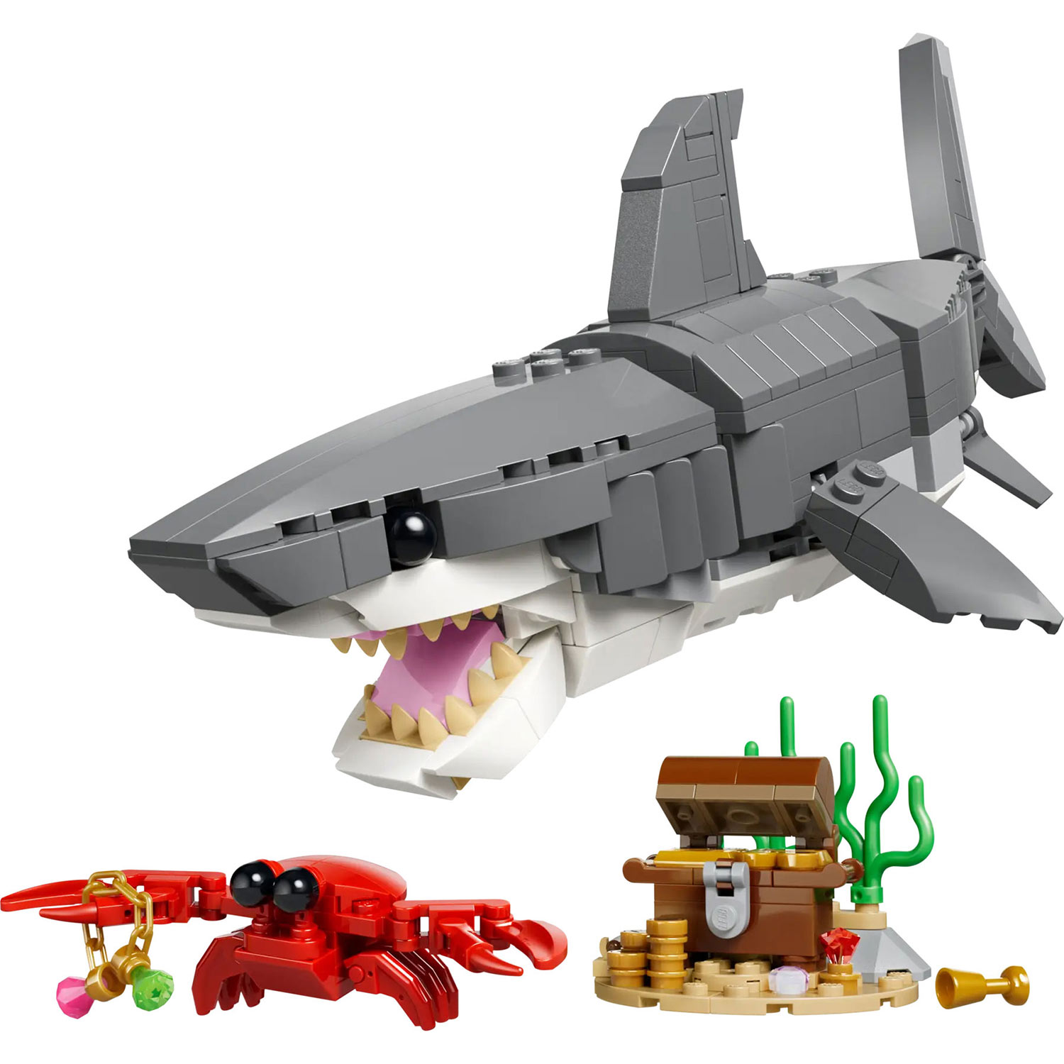 Lego Creator 3-In-1 Tubarao Feroz Com Bau Do Tesouro 31381 ( Imagem 2 de 4 ) - Preview