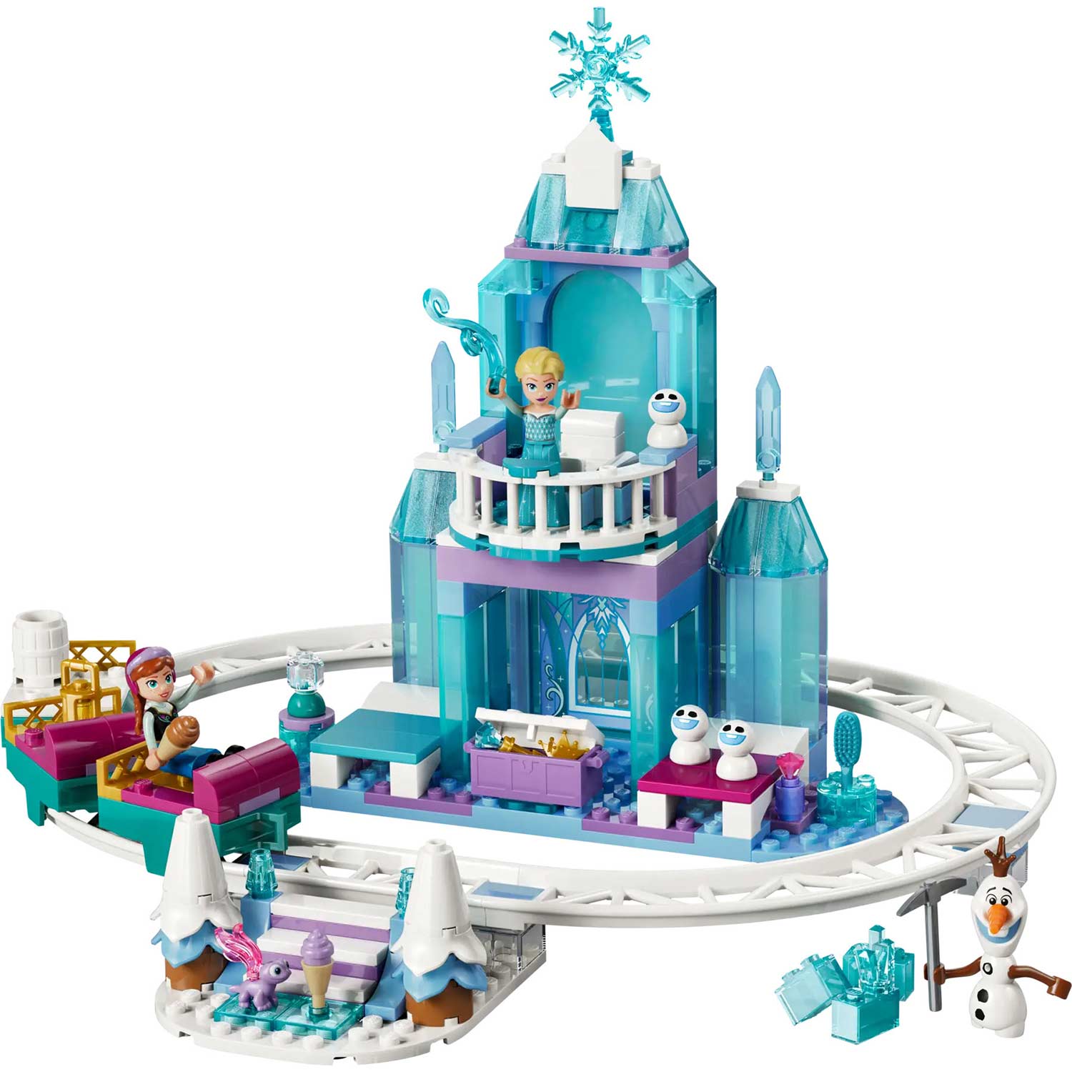 Lego Disney Castelo De Gelo Da Elsa E Aventura Na Pista De Neve 43281 ( Imagem 2 de 4 ) - Preview