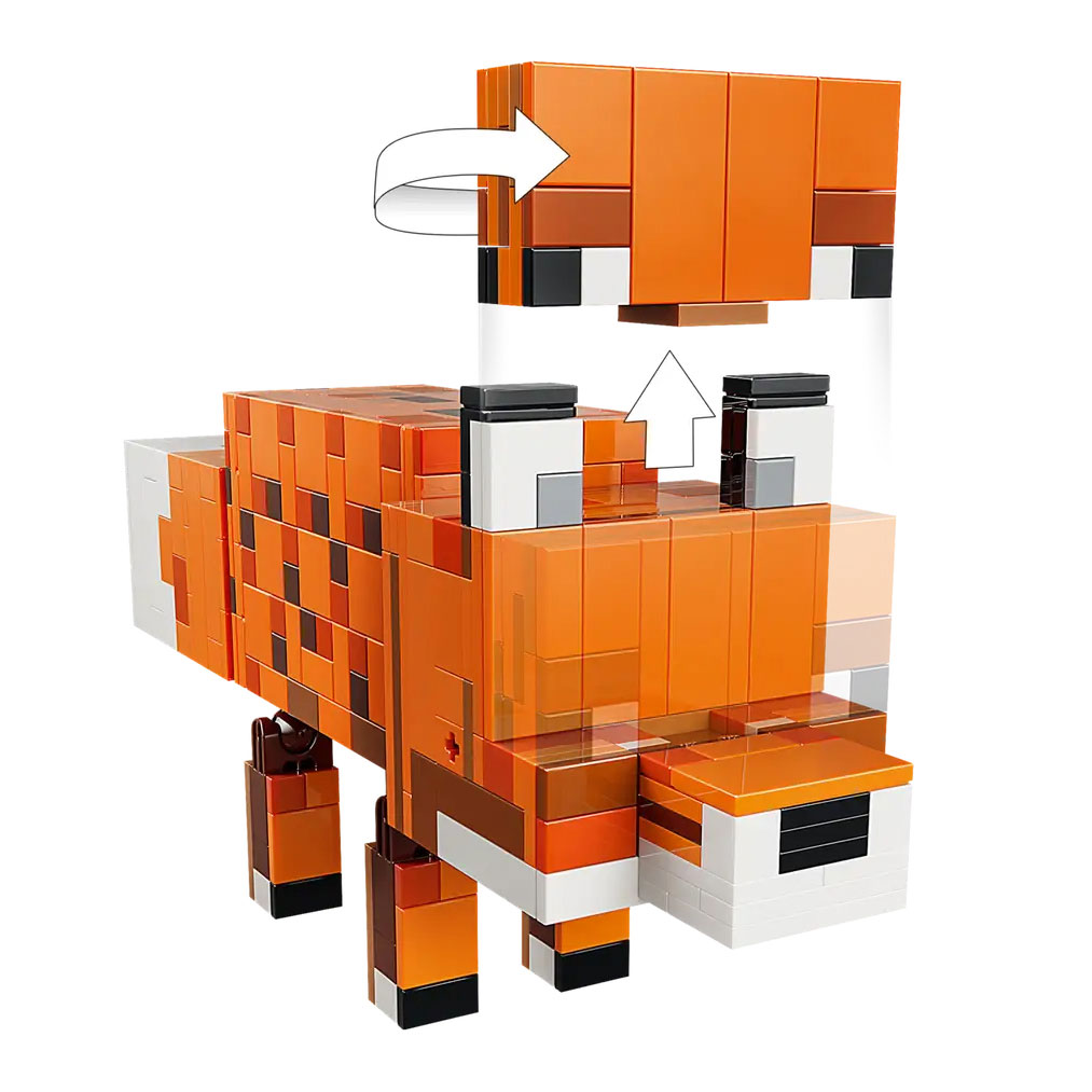 Lego Minecraft A Raposa 21588 ( Imagem 4 de 4 ) - Preview