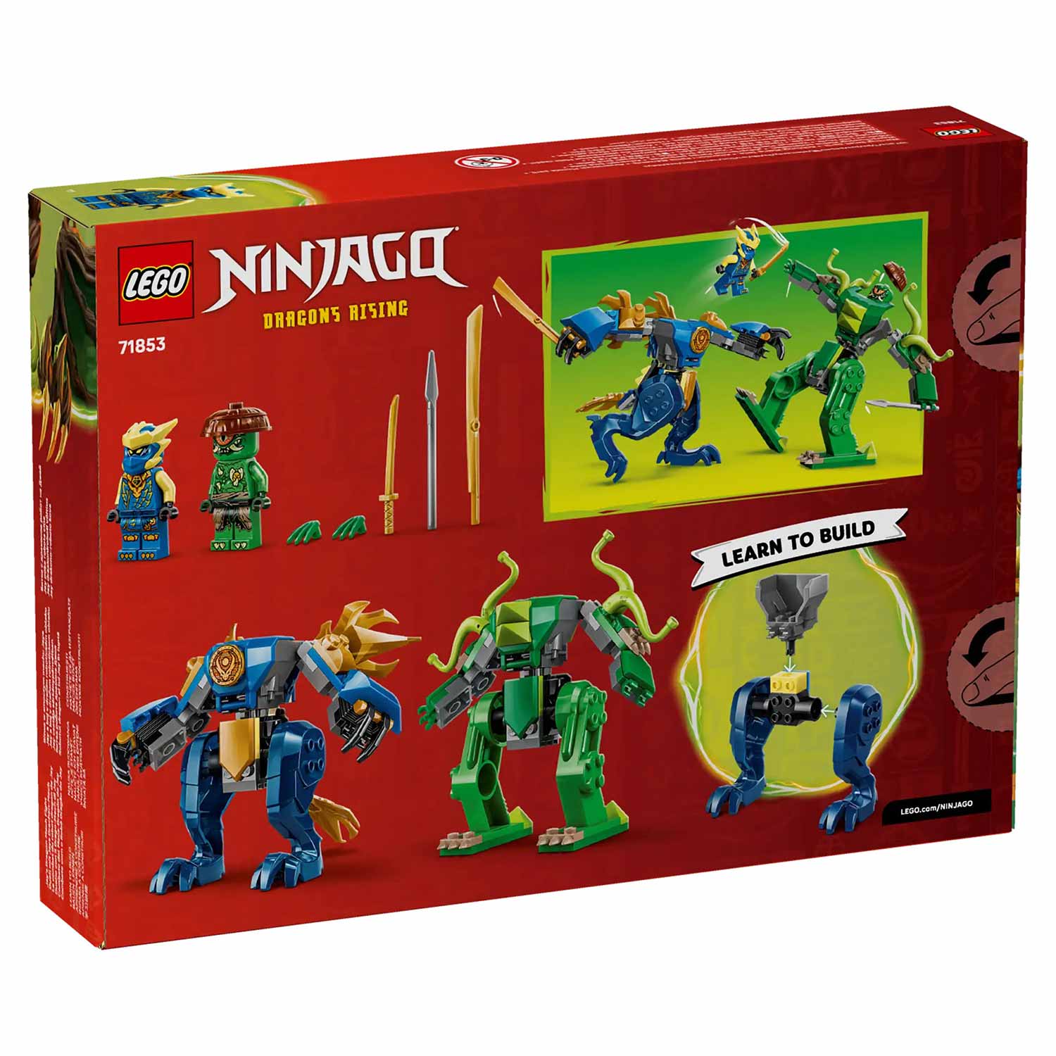 Lego Ninjago Combate Robô Dragão Jay 71853 ( Imagem 3 de 3 ) - Preview