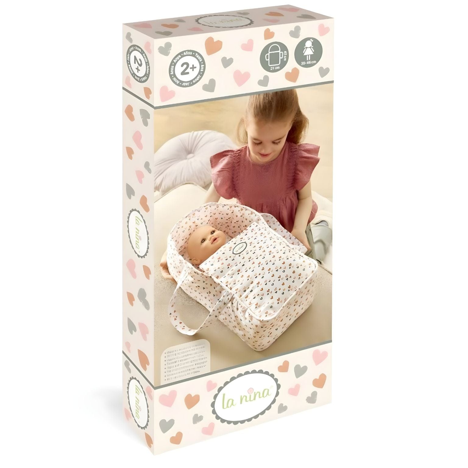 Alcofa Amanda para Bonecas 36 - 46 cm ( Imagem 2 de 4 ) - Preview