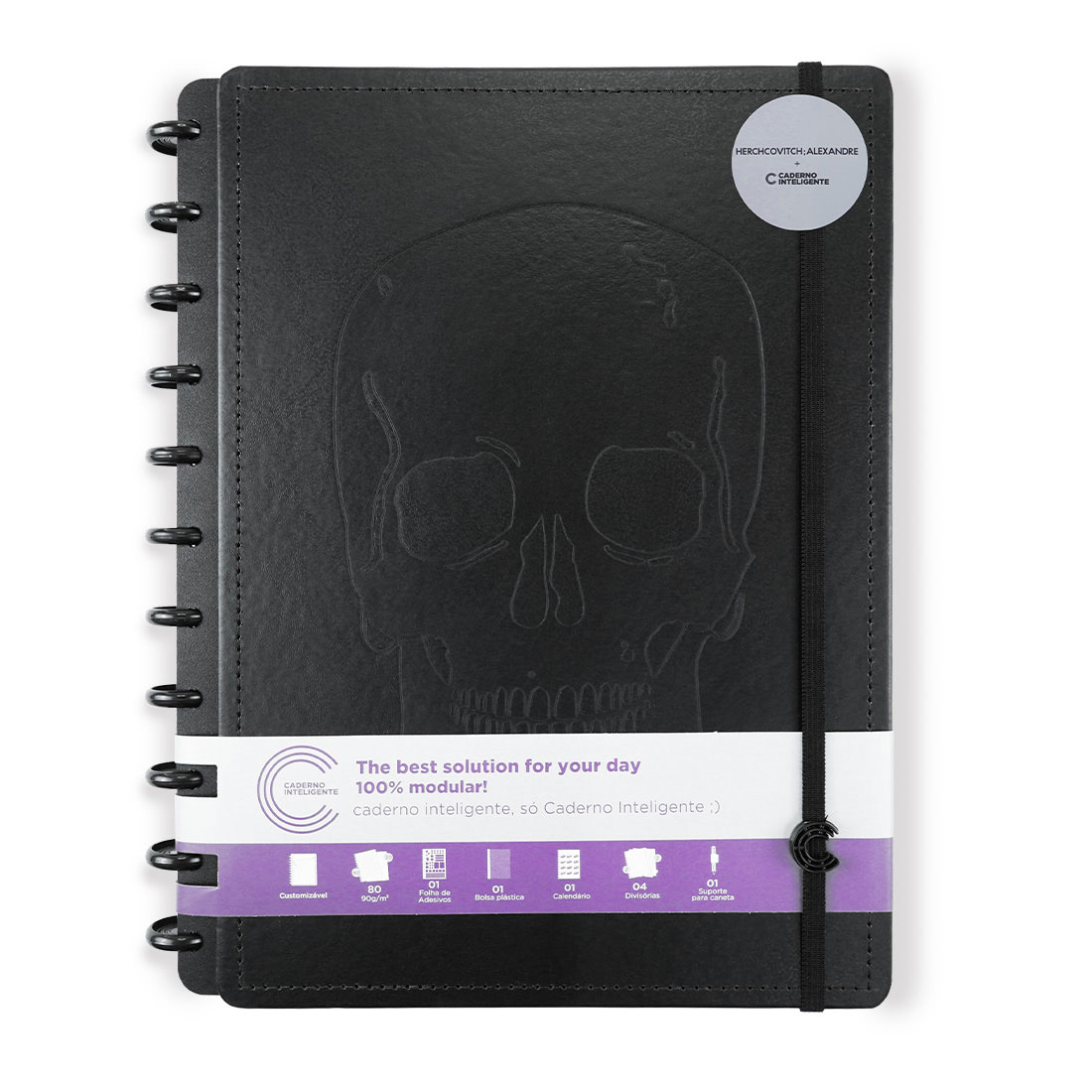 Caderno Inteligente Grande (215X280Mm) Pautado Black Ink By Alexandre Herchcovitch Cigd4379 ( Imagem 2 de 4 ) - Preview