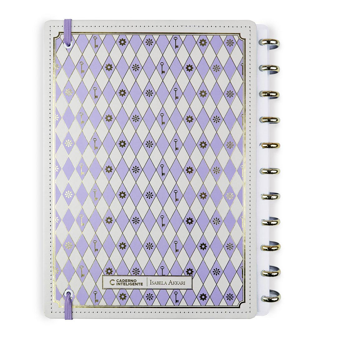 Caderno Inteligente Grande (215X280Mm) Pautado Purple Key By Isabela Akkari Cigd4367 ( Imagem 2 de 4 ) - Preview