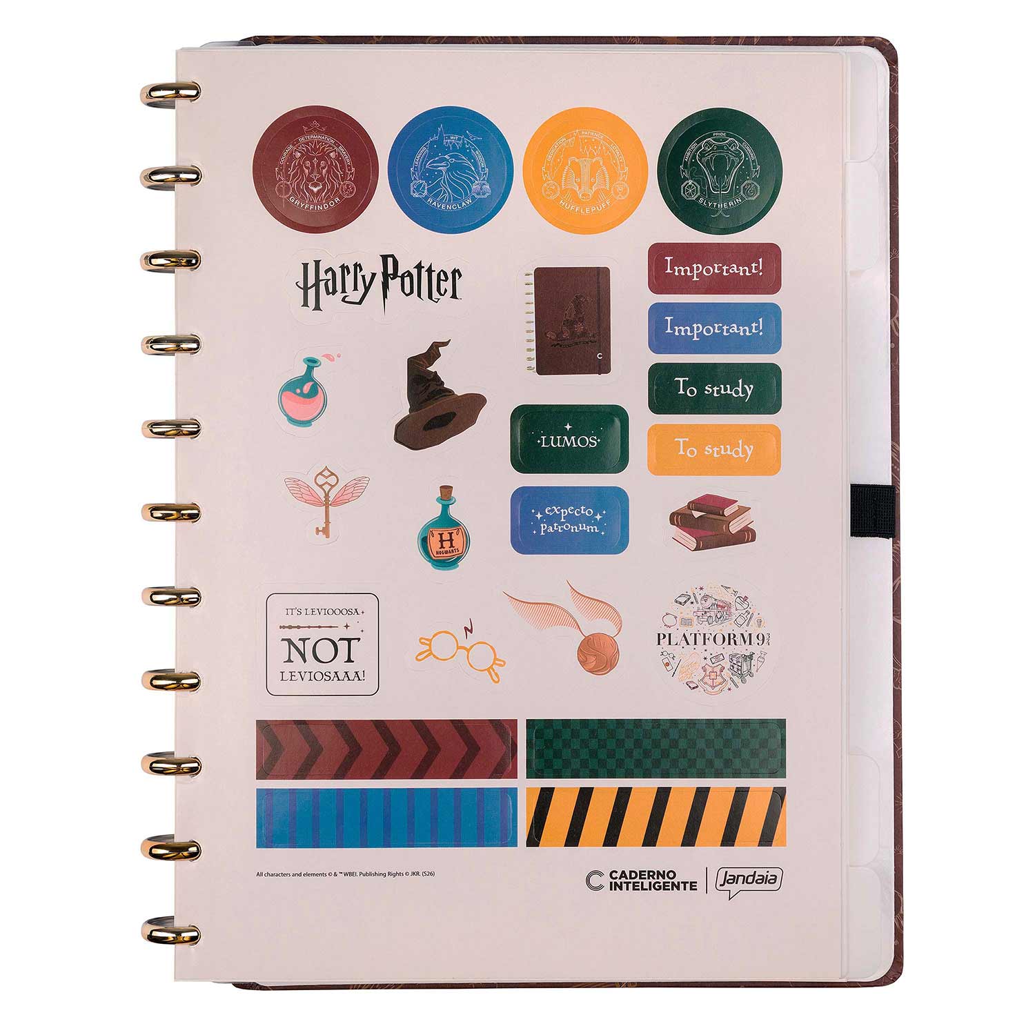 Caderno Inteligente Grande (215X280Mm) Pautado Harry Potter Sorting Hat ( Imagem 3 de 4 ) - Preview