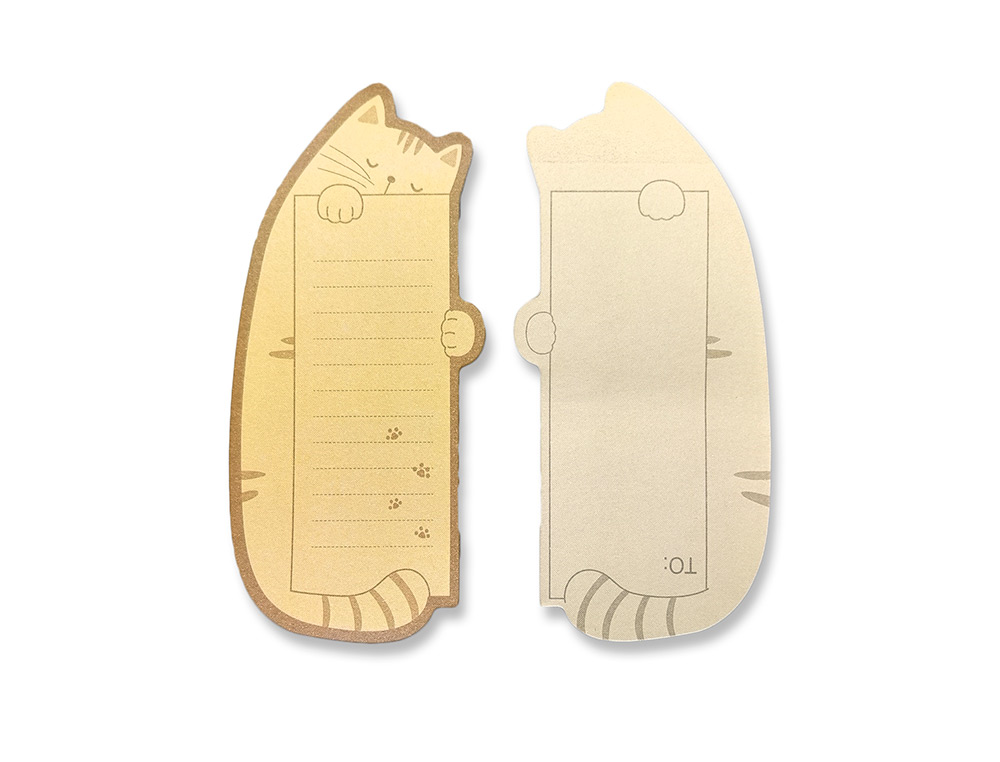 Bloc notas adhesivas imaginovo letter con mensaje trasero gato 20 hojas 85x164 mm ( Imagem 4 de 6 ) - Preview