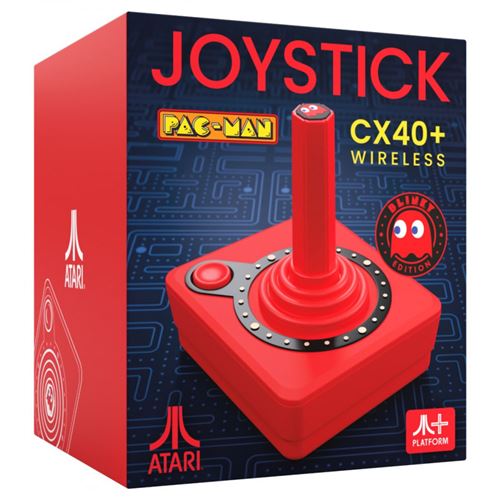 Atari Pac-Man: CX40+ Wireless Joystick - Blinky ( Imagem 2 de 2 ) - Preview