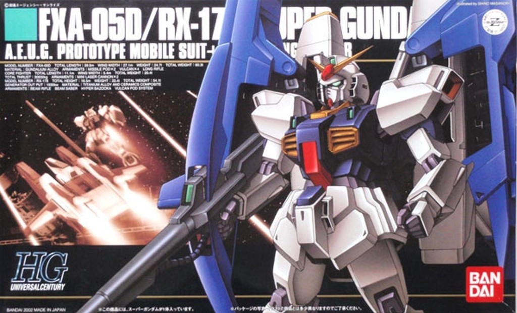 Gundam HG FXA-05D/RX178 Super Gundam 1/144 Model Kit ( Imagem 2 de 2 ) - Preview