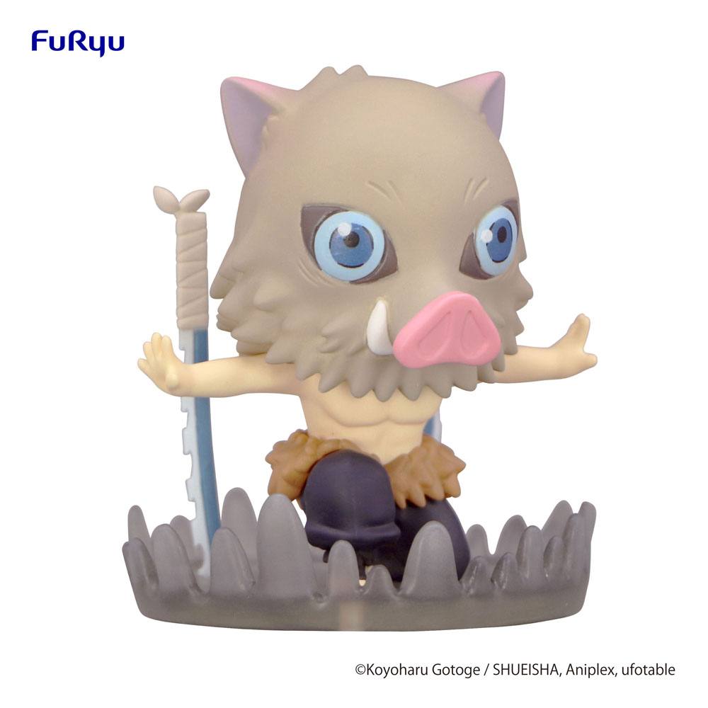 Demon Slayer: Kimetsu no Yaiba Hold PVC Statue Hashibira Inosuke 7 cm ( Imagem 2 de 3 ) - Preview
