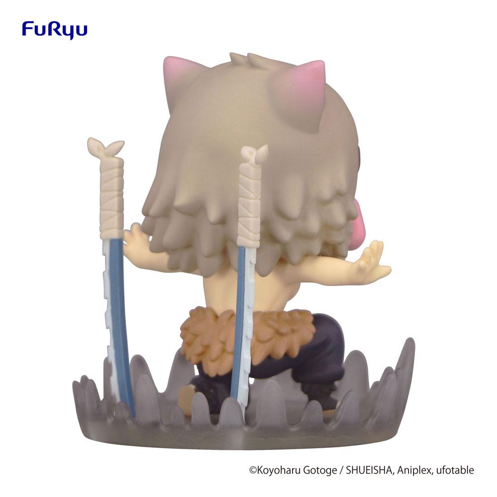 Demon Slayer: Kimetsu no Yaiba Hold PVC Statue Hashibira Inosuke 7 cm ( Imagem 3 de 3 ) - Preview