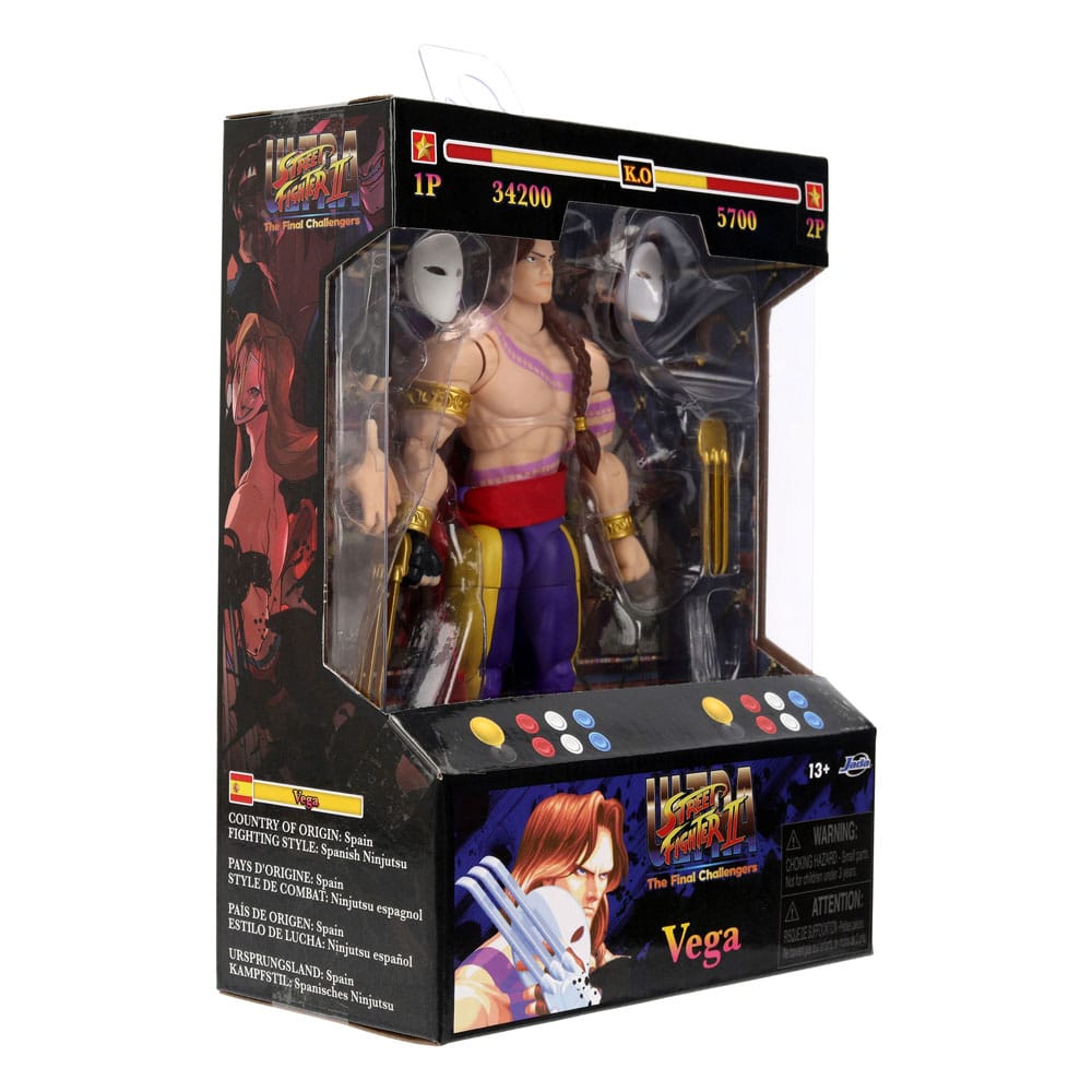 Ultra Street Fighter II: The Final Challengers Action-Figure 1/12 Vega 15cm ( Imagem 4 de 4 ) - Preview