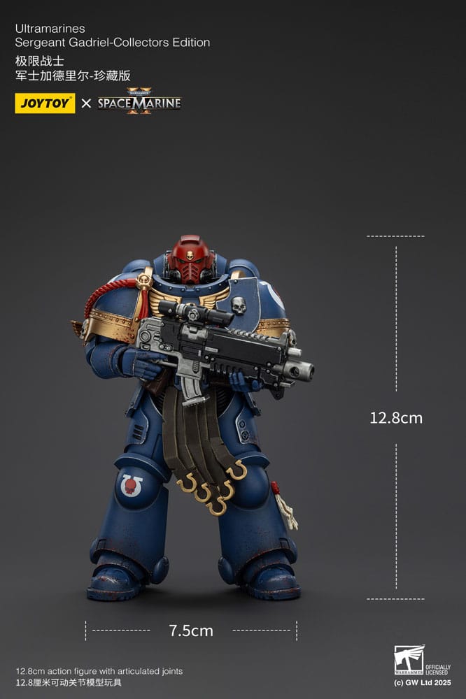 Warhammer Action-Figure Ultramarines Sergeant Gadriel Collectors Edition 13 ( Imagem 3 de 3 ) - Preview