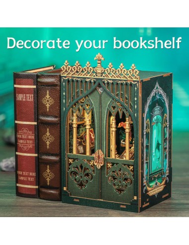 Book Nook Kit Miniature - DIY - The Darkness Herbarium - 90pc + LED ( Imagem 3 de 3 ) - Preview