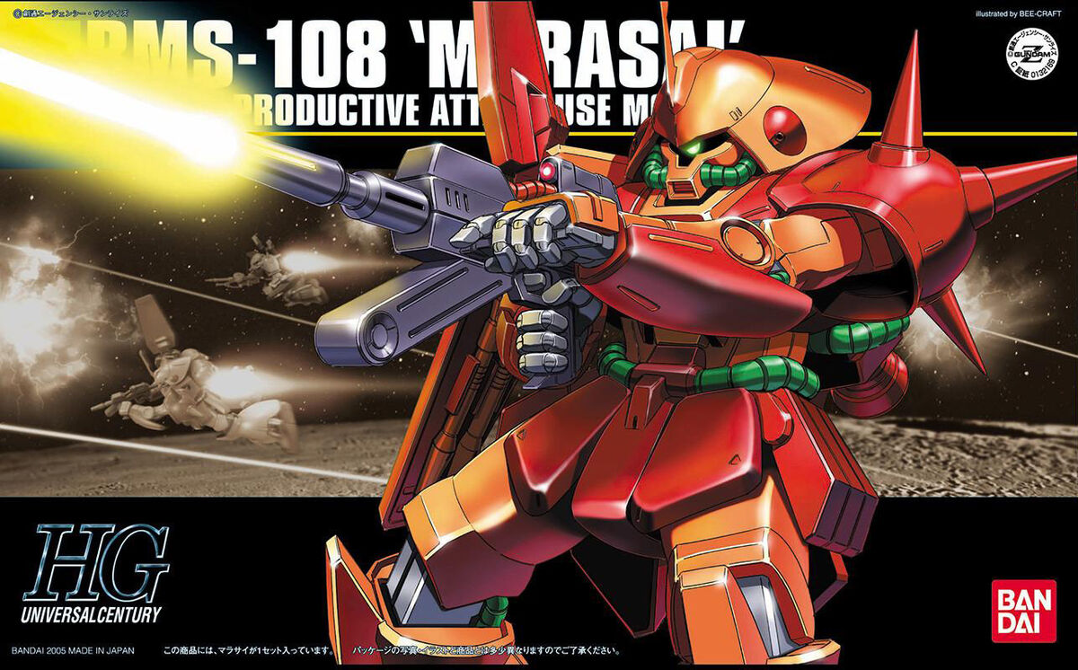 Gundam HGUC 1/144 RMS-108 MARASAI Model Kit ( Imagem 2 de 2 ) - Preview
