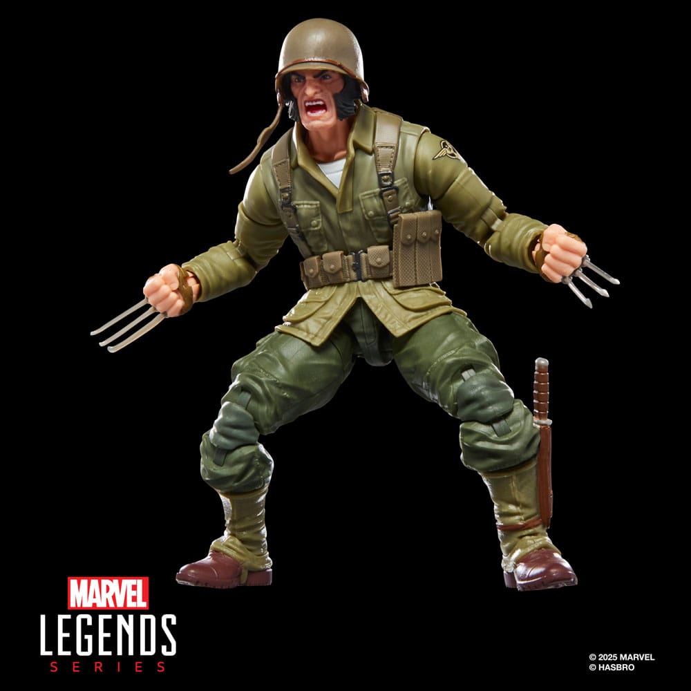 Marvel Legends Action-Figure Wolverine (WWII Logan) 15 cm ( Imagem 3 de 4 ) - Preview