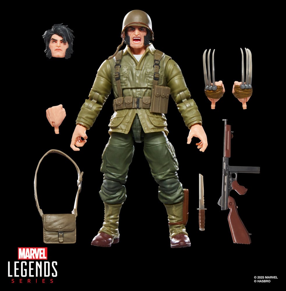 Marvel Legends Action-Figure Wolverine (WWII Logan) 15 cm ( Imagem 4 de 4 ) - Preview