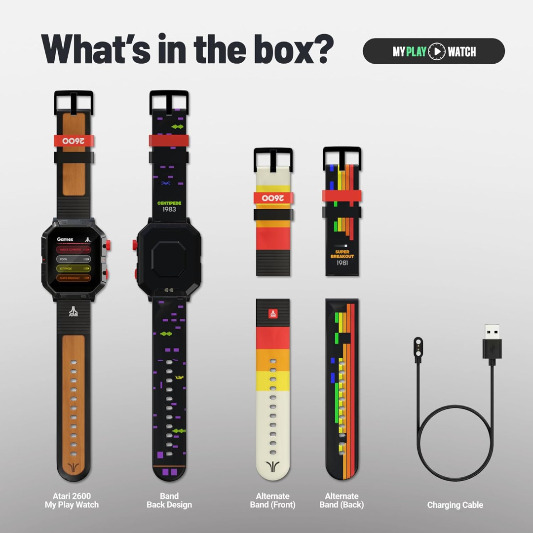 Consola My Play Watch Atari 2600 Retro Gaming Smartwatch ( Imagem 2 de 4 ) - Preview