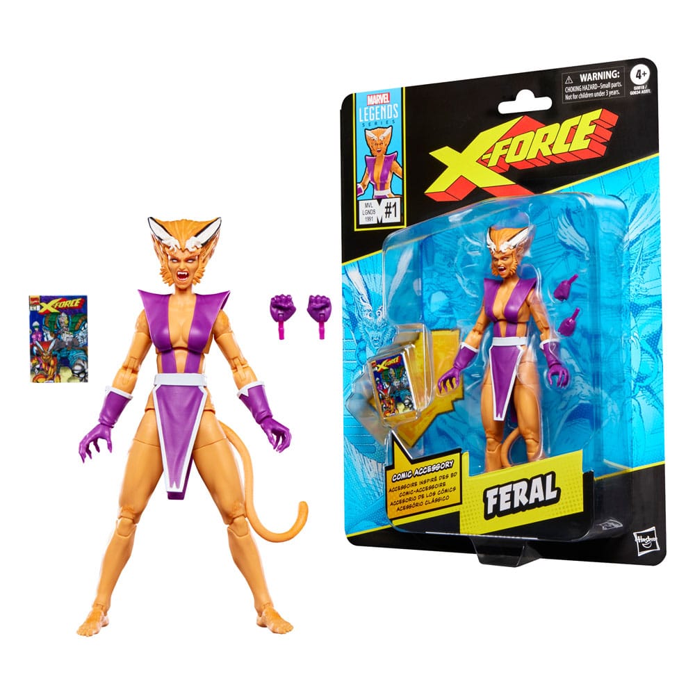 X-Force Marvel Legends Action-Figure Feral 15 cm ( Imagem 2 de 3 ) - Preview