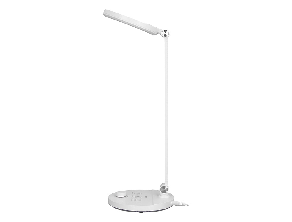 Candeeiro de escritorio q-connect secretaria profissional abs 80 leds 7 w com interruptor cor branco ( Imagem 2 de 13 ) - Preview