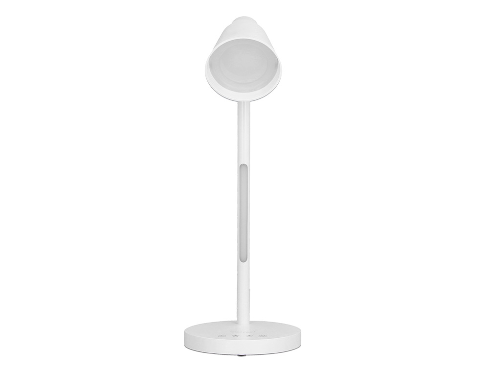 Candeeiro de escritorio q-connect secretaria abs tatil 6w 32 led 360lm cor branco ( Imagem 2 de 15 ) - Preview