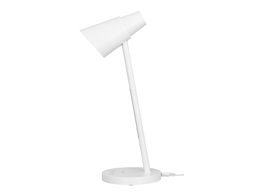 Candeeiro de escritorio q-connect secretaria abs tatil 6w 32 led 360lm cor branco ( Imagem 3 de 15 ) - Preview