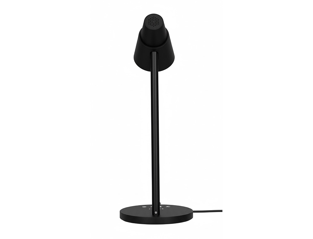 Candeeiro de escritorio q-connect secretaria abs tatil 6w 32 led 360lm cor preto ( Imagem 5 de 15 ) - Preview