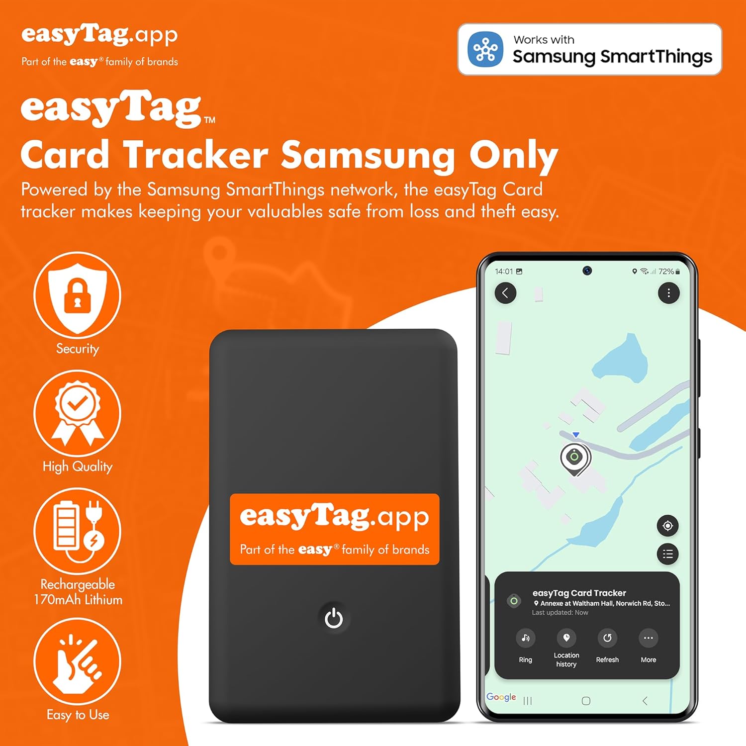 easyTag Cartão Localizador (exclusivo Samsung) ( Imagem 3 de 4 ) - Preview