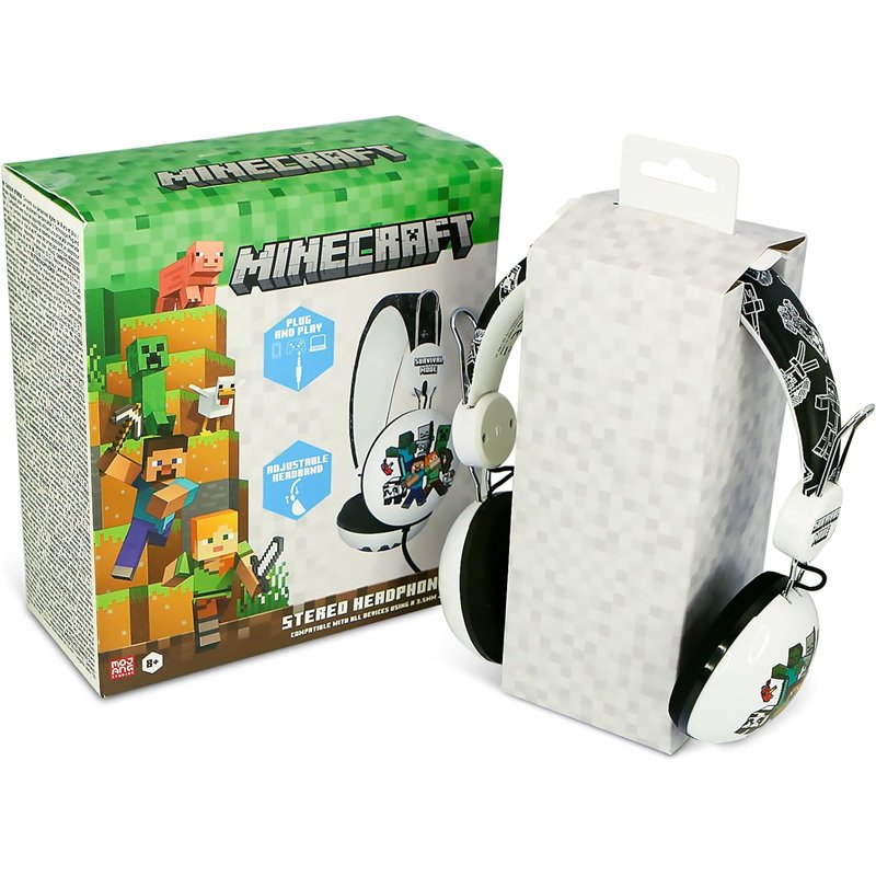 Headphones OTL Wired Junior - Minecraft Survival Mode ( Imagem 2 de 2 ) - Preview