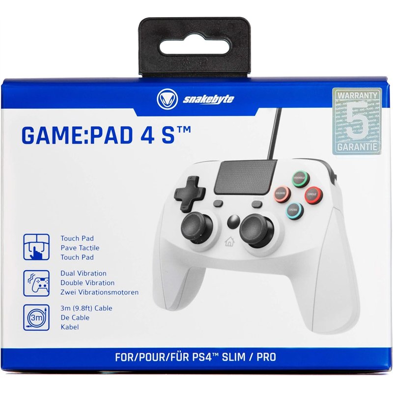 Comando PS4 Snakebyte 4S Wired - Grey ( Imagem 3 de 3 ) - Preview