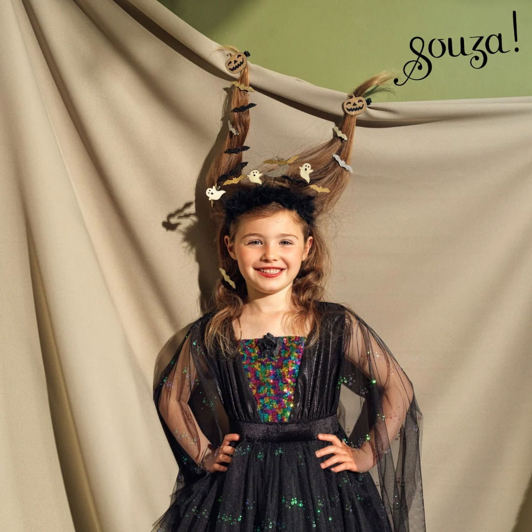 Vestido Agatha Com Leds 5-7 Anos 110-122Cm Souza Sz.101156 ( Imagem 3 de 4 ) - Preview