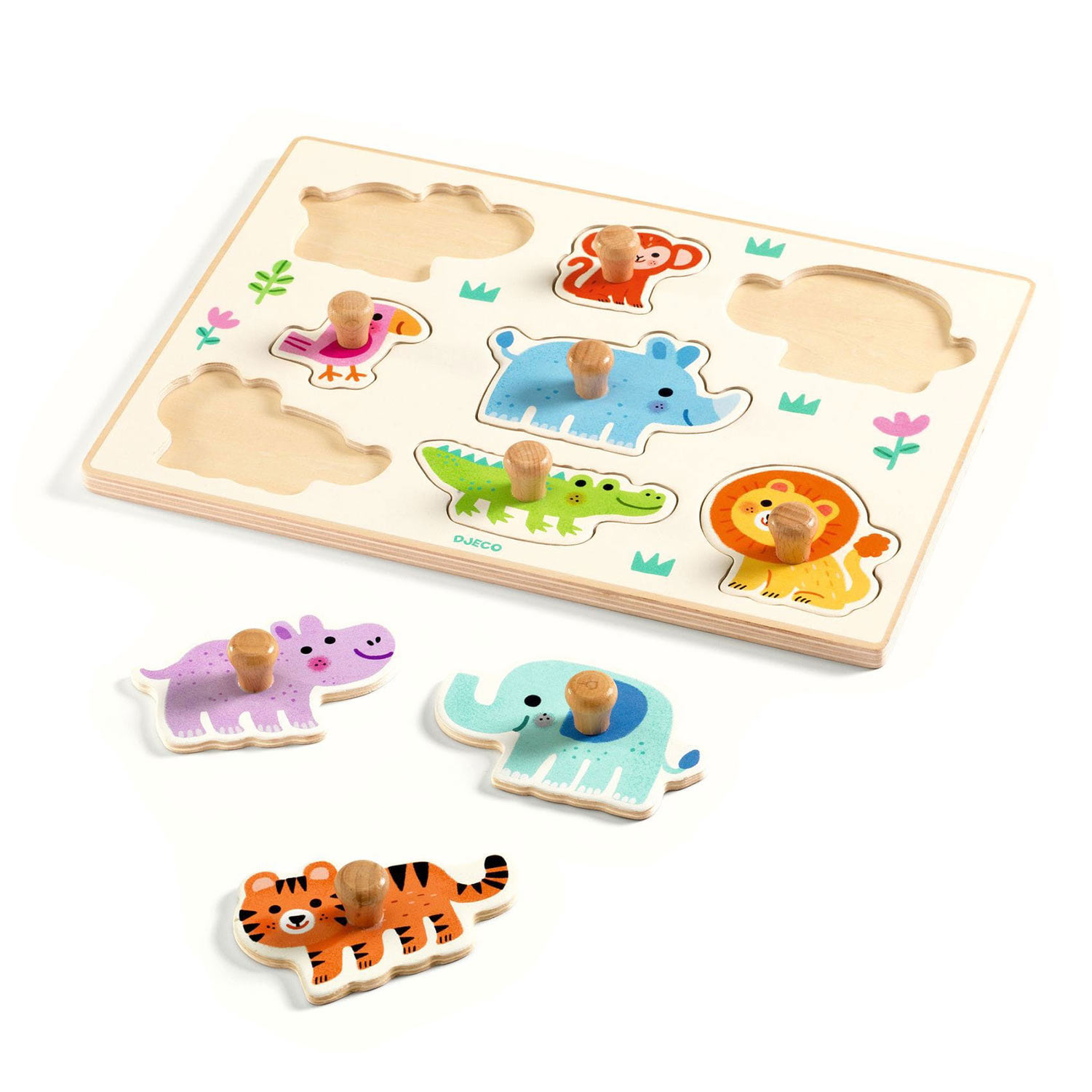 Puzzle Djeco Hippo N Co Dj01123 ( Imagem 3 de 3 ) - Preview