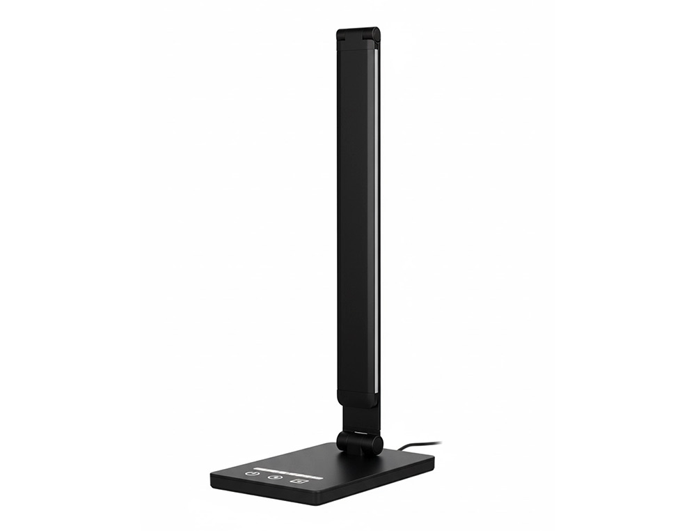 Lampara de escritorio q-connect vega led 10w 400 lm tactil 5 niveles de color brillo regulable color negro ( Imagem 3 de 13 ) - Preview