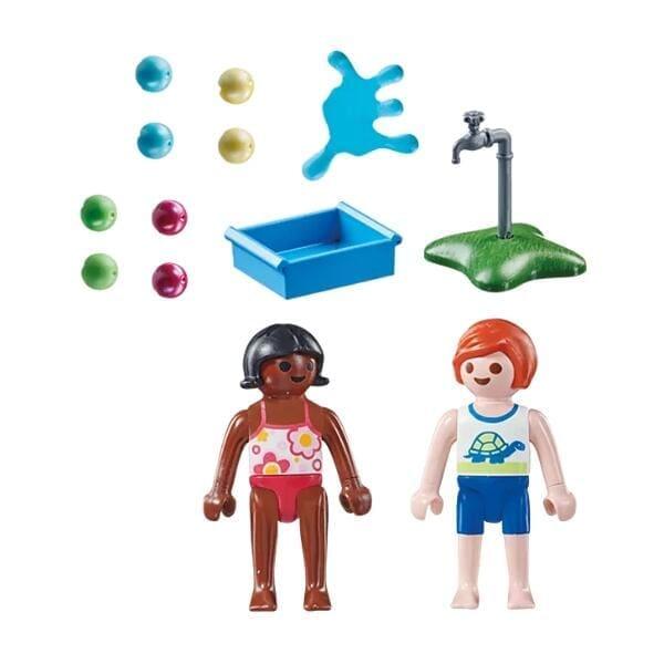 Playmobil Crianças com balões de água ( Imagem 2 de 3 ) - Preview