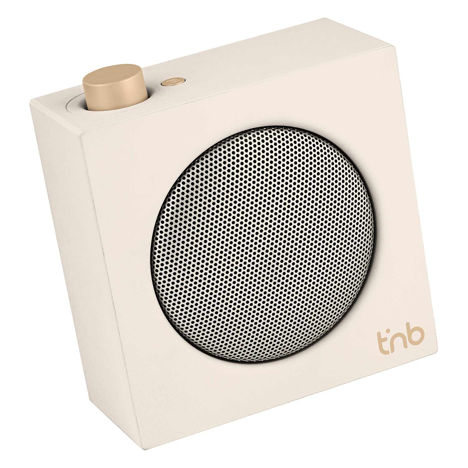 Coluna Bluetooth + Radio Tnb Rainbow Cube 5W Ivory White Hprbw5Wh ( Imagem 2 de 4 ) - Preview