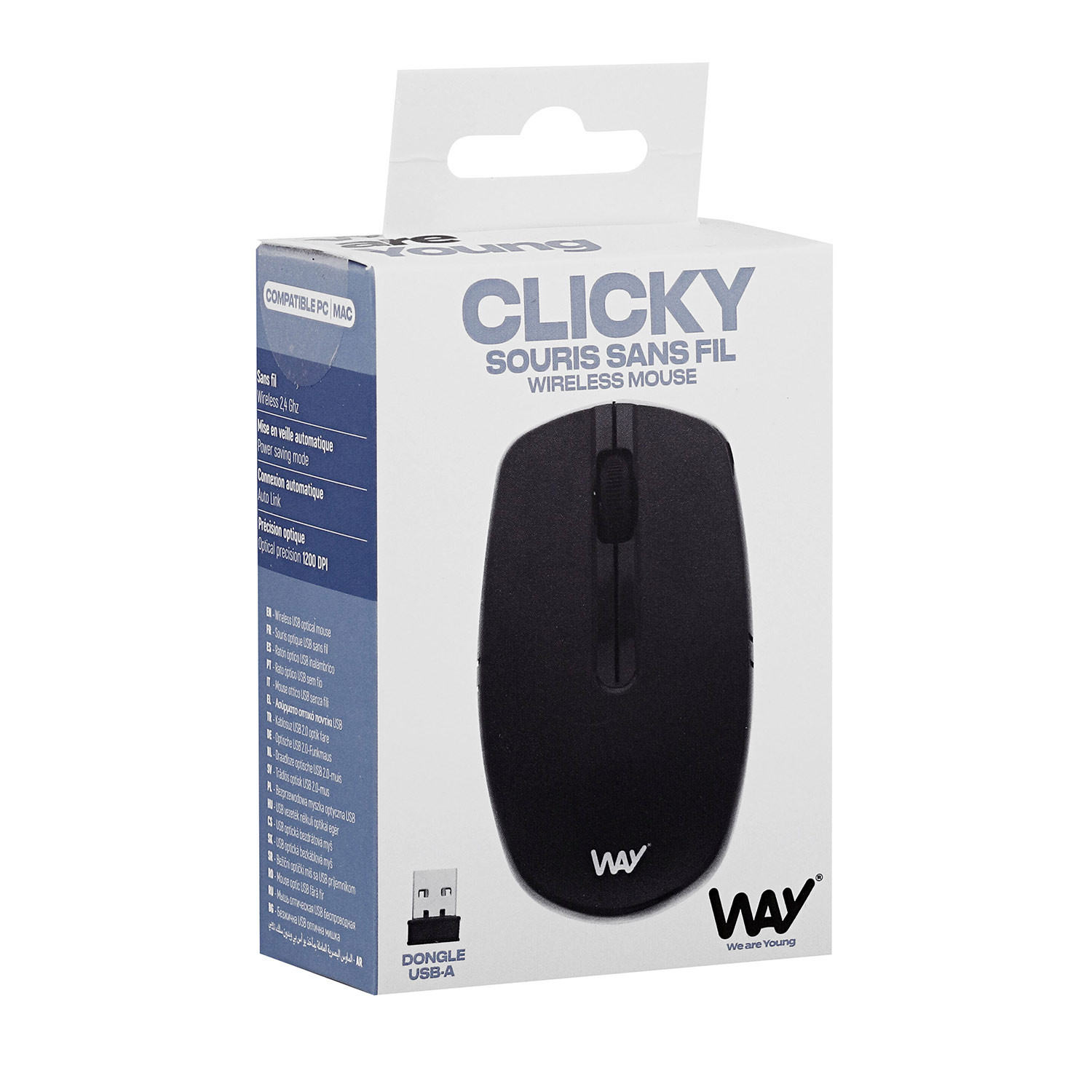 Rato Wireless Tnb Preto Wms2Uw ( Imagem 3 de 3 ) - Preview