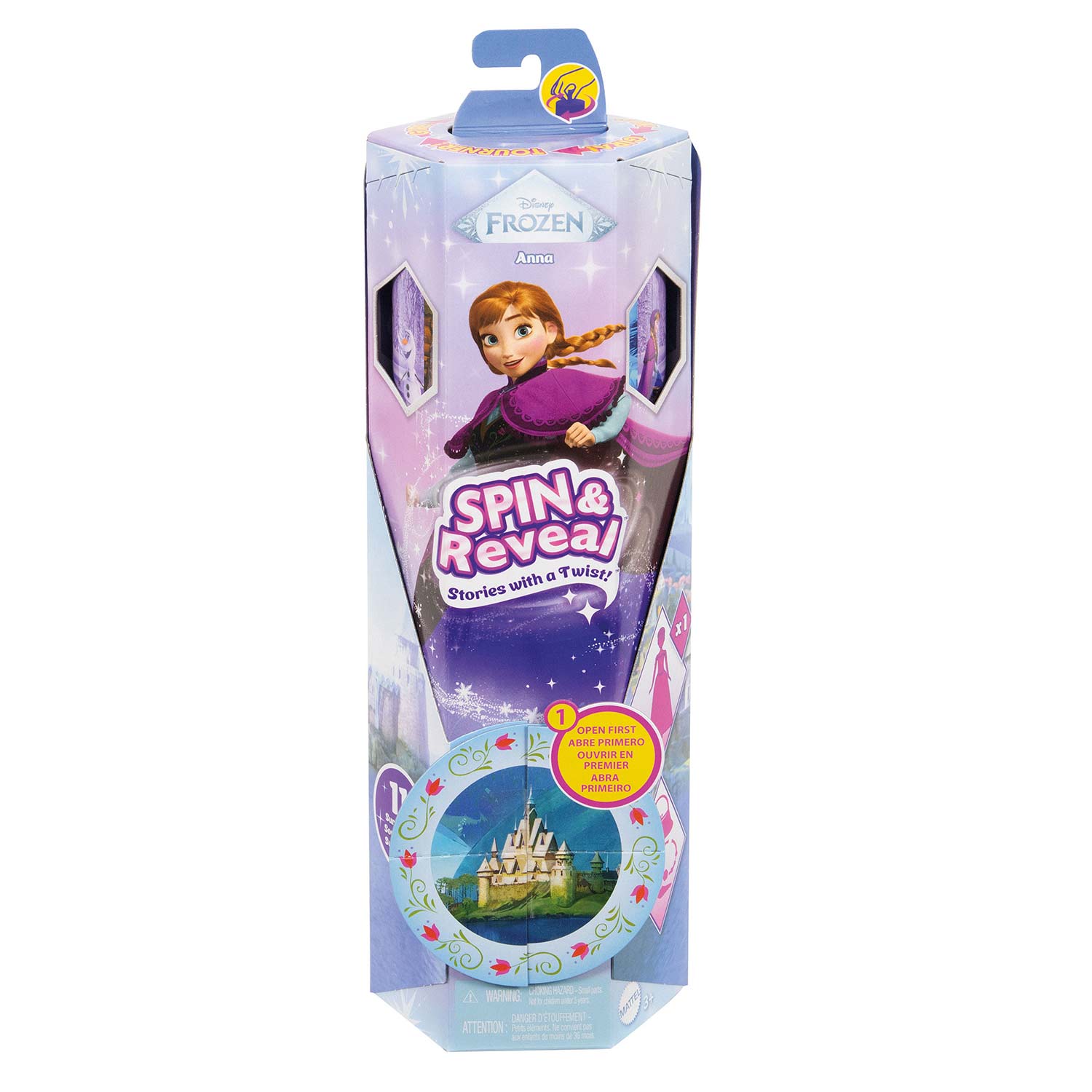 Disney Frozen Spin & Reveal Anna Mattel Jbg60 ( Imagem 2 de 3 ) - Preview