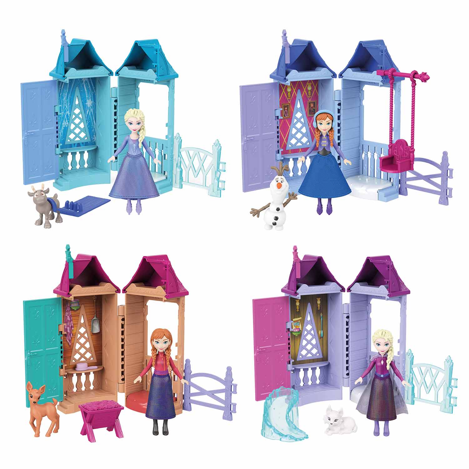 Disney Frozen Villa Arendelle Empilhavel Sortido Surpresa Mattel Jfg24/Jfg19 ( Imagem 2 de 3 ) - Preview