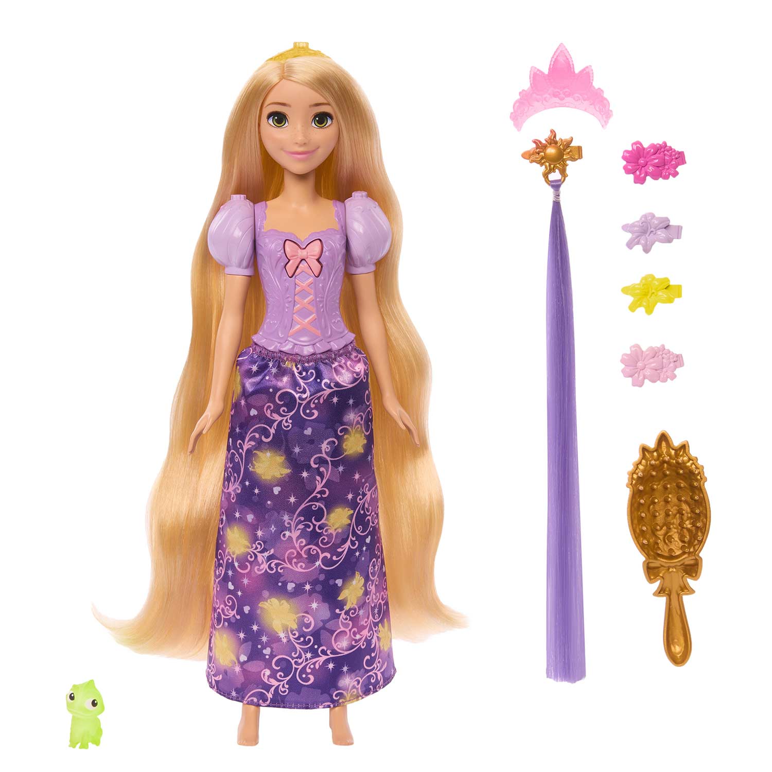 Disney Princess Rapunzel Cabelos Magicos Mattel Jhl46 ( Imagem 4 de 4 ) - Preview