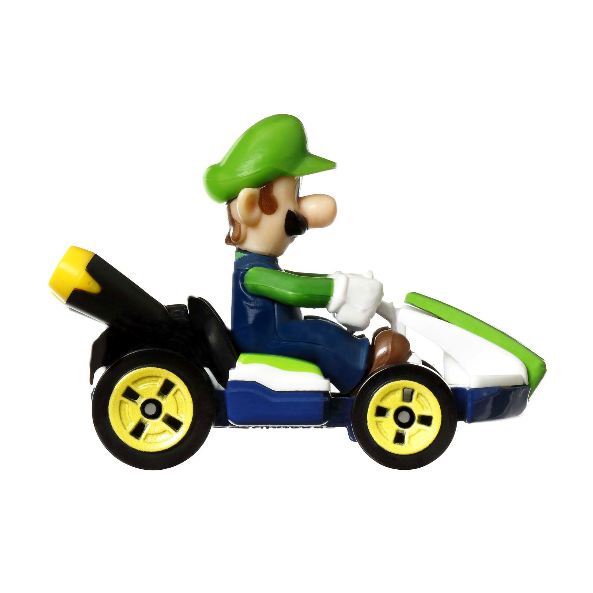 Hot Wheels Mario Kart Carro + Figura Luigi Stadard Kart Mattel Gbg25/Glp37 ( Imagem 3 de 4 ) - Preview