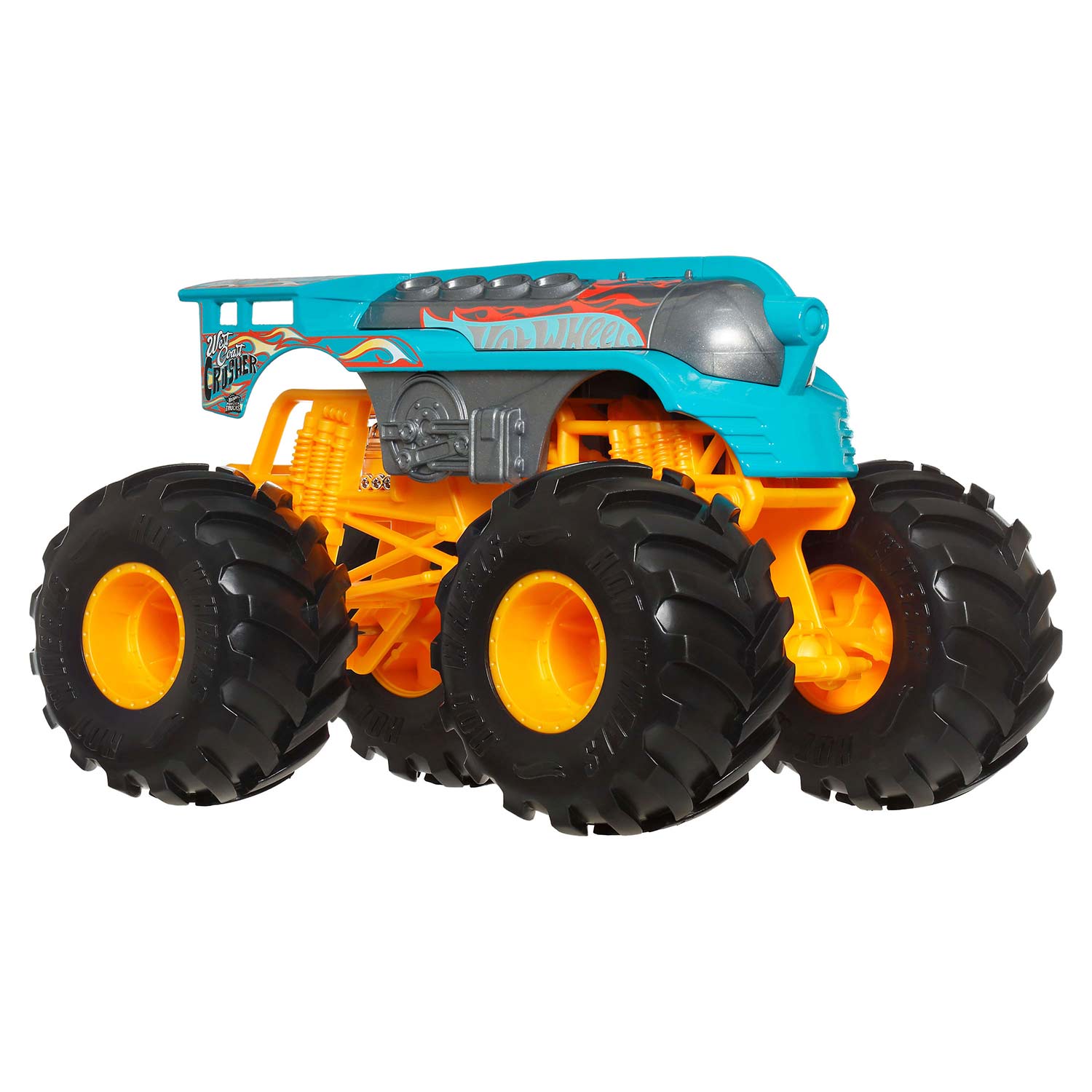 Hot Wheels Monster Trucks Metalizado West Coast Crusher Mattel Fyj83/Jkp86 ( Imagem 4 de 4 ) - Preview