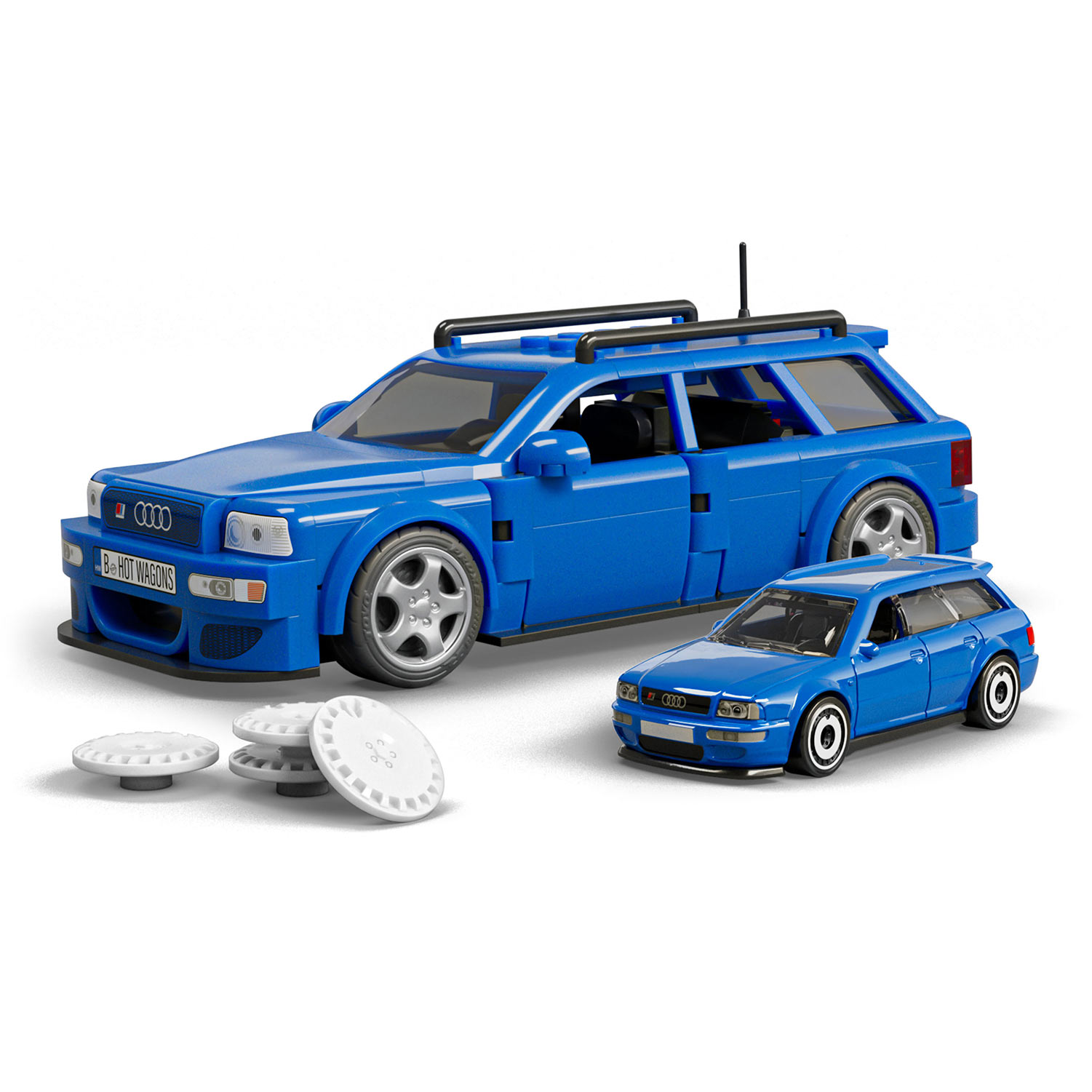 Hot Wheels Speed Series Brick Shop '94 Audi Avant Rs2 253 Pecas Mattel Jgr28 ( Imagem 2 de 4 ) - Preview