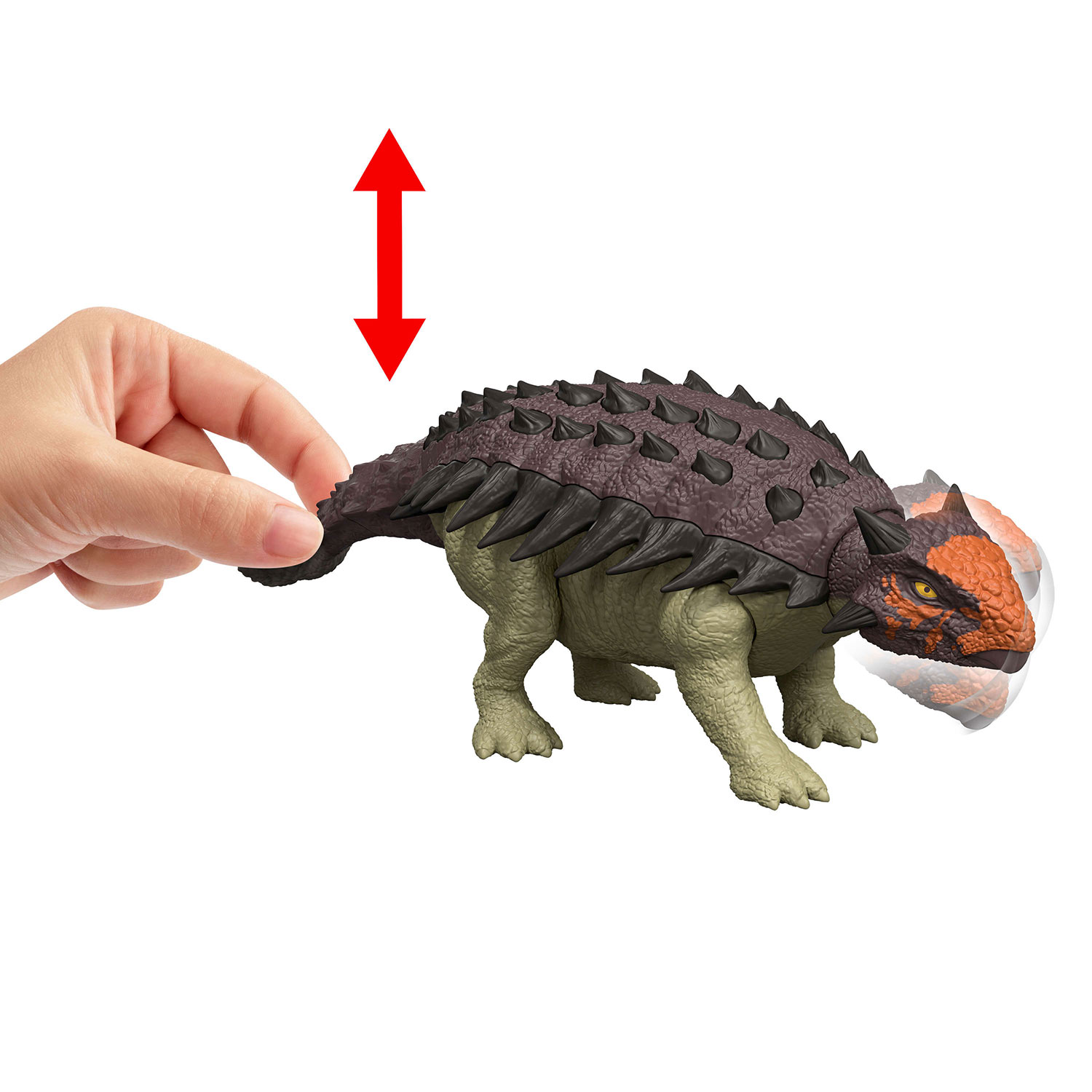 Jurassic World Rugido Selvagem Ankylosaurus 28Cm Mattel Jgb87/Jgb90 ( Imagem 3 de 4 ) - Preview