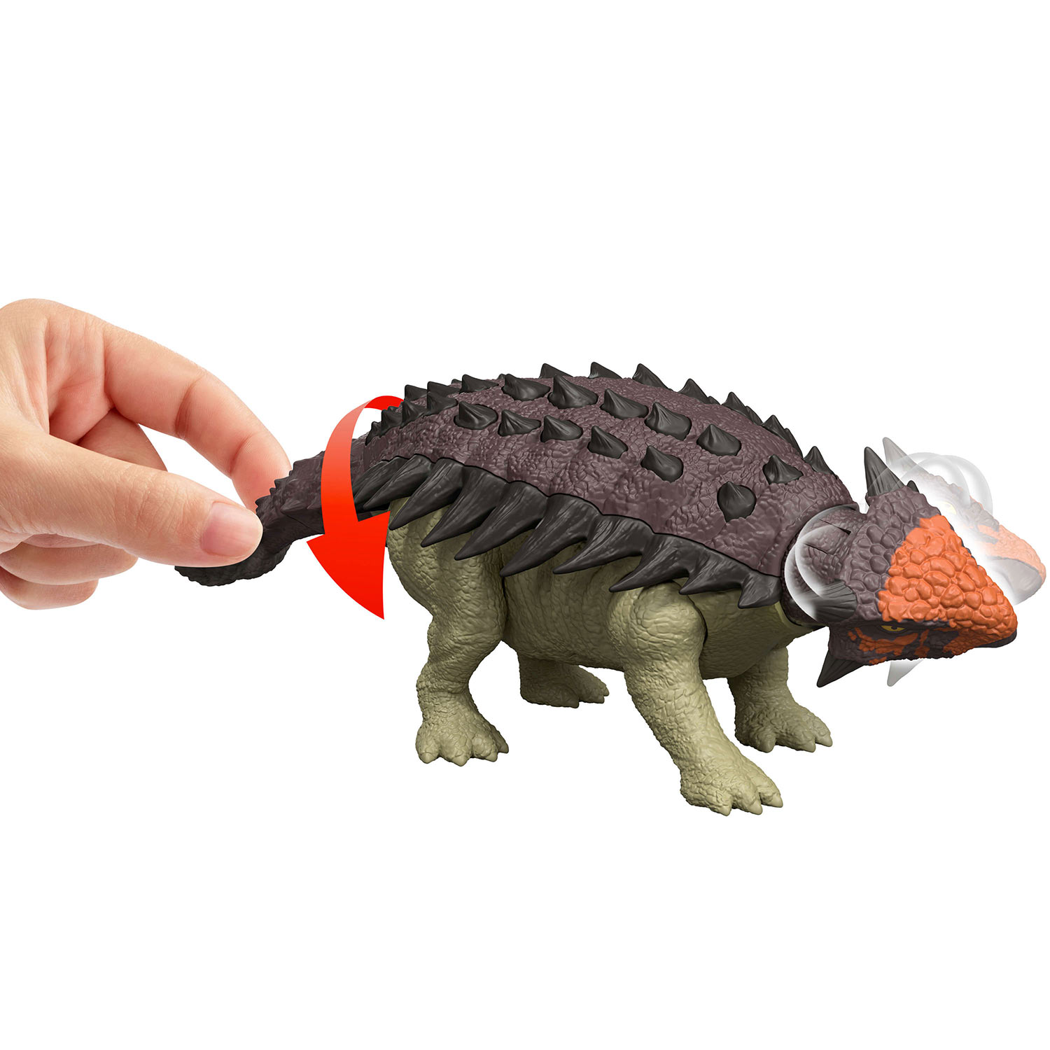 Jurassic World Rugido Selvagem Ankylosaurus 28Cm Mattel Jgb87/Jgb90 ( Imagem 4 de 4 ) - Preview