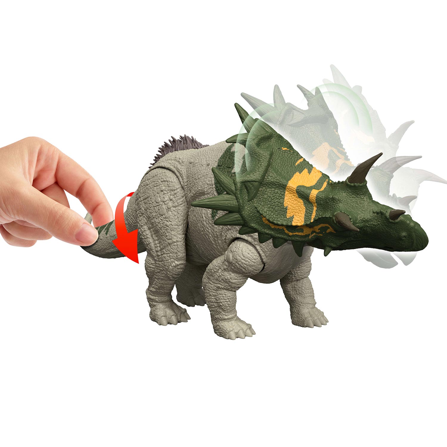 Jurassic World Rugido Selvagem Spiclypeus 28Cm Mattel Jgb87/Jgb89 ( Imagem 3 de 4 ) - Preview